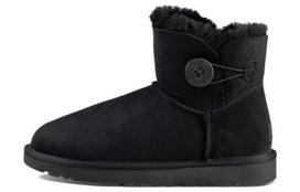 UGG Mini Bailey Button Boot Black Women's 1016422-BLK 36