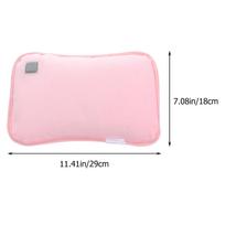 1Pcs Skin-Friendly Portable USB Rechargeable Hand Warmer Winter Hand Heating Bag Hollow Pillow Design for Home Use and Gift rožinė