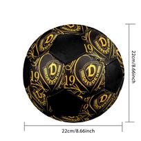 SIZE 5 Dynamo Dresden Soccer Ball Colorful All Ages Machine Stitched PVC Competition Ready Durable High-Bounce