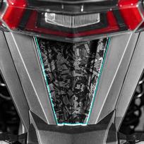 Used For SYM HUSKY ADV 300 Forged Carbon Fiber Decoration Protection Stickers Kits Of Bike Accessories Decals