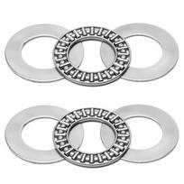2 Sets 20mm ID AXK2035 Needle Roller Bearings 35mm OD 4mm Thk Plane Thrust Bearing Bearing Steel Small 1mm