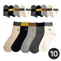 Arnold Palmer Women's Ankle Socks 10-Pair Set Short Casual Socks Gift Made in Korea 10 pairs of casual shoes