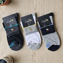 Arnold Palmer Anti-Twist Men's Casual Socks Ankle 3 Pairs SM026 SM026_3 Pairs [Mixed Colors] FREE