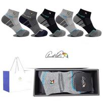 [Arnold Palmer] Men's Sock Gift Set with Shopping Bag (5 Pairs) AP5613 AP5613_5-pair set (shopping bag)