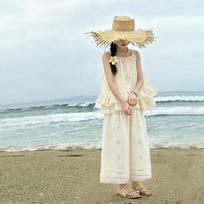 Girls' Sweet Sleeveless Summer Vacation Top 130