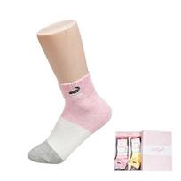 Crocodile Lovely Colored Ladies Block Ankle Socks 0065th 23~25cm