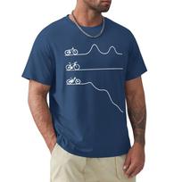Funny Mountain Bike Road Downhill Graphic T Shirts New Cotton Short Sleeve Bicycle Cycling Biking Gift Harajuku T-shirt S įvairiaspalvis