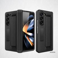 Z Fold 7 6 5 4 Hinge Case for Samsung Galaxy Z Fold 7 6 5 4 Case Wristband Front Glass Wrist Strap Stand Protect Cover Funda for Galaxy Z Fold 7 juoda