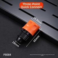 Universal Agricultural Irrigation Pipe Joint 360° Swivel Plumbing Accessories 4 Points or 6 Points Quick Pipe Joint