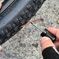 Portable Bike Tubeless Tire Repair Kit Tyre Drill Puncture Urgent Glue Repair Rubber Stripe Bike Maintenance Puncture Road Bike onesize