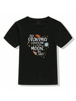 My Grandma Love Me To The Print Funny T Shirt Womes Short Sleeve T-Shirt Fashion Streetwear Ropa De Mujer S įvairiaspalvis