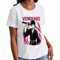Vampire Attack unisex's Cotton T Shirt, Premium Cotton Quality Print, Durable, Casual Fashion. Horror Vampire And Victim Graphic Tee, Unique Halloween S įvairiaspalvis