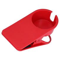 Easy Install Large Size Cup Holder Clip Durable Portable Desk Cup Clip Easy To Use Storage Organizer Desktop raudona
