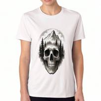 Skull Graphic unisex's Cotton T Shirt, Premium Cotton Print, Durable, Casual & Stylish, Featuring Artistic Skull Designs For A Unique And Fashionable S įvairiaspalvis