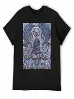 The Moon Tarot Painting T-Shirt Croswit Shirt Man Blouse Anime Tshirt Rapper Graphic Tees unisex T Shirts Casual Stylish S įvairiaspalvis
