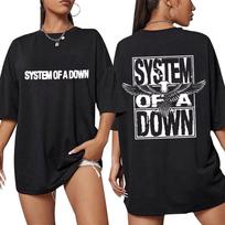 Rock Band System of A Down T Shirts Unisexs Vintage Alternative Metal Music Gothic Classic Tshirt pure Cotton Fashion T Shirt 2XL