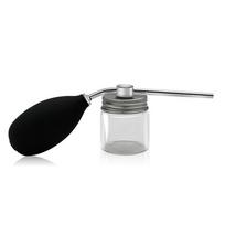 Refillable Talc Fiber Blower Puffer Barbers Hairdressers Talcum Spray Bottle sidabras