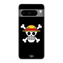 Case for Google Pixel 8 Pro One Piece Pirate Rap Flag and Straw Hat juoda