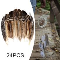 Dirbtiniai plunksnų gaminiai rankdarbiams Spalvingi variantai Renginiai 40pcs gray