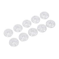 10 vnt. Gitaros efekto pedalo kojinio jungiklio dangtelis ABS Skaidrus Vienas pedalas Kojinio jungiklio dangtelis 10 mm