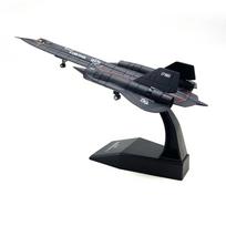 1:144 mastelio JAV oro pajėgų žvalgybinis lėktuvas SR-71 Blackbird lydinio modelis liejimo būdu pagamintas lėktuvo modelis juoda