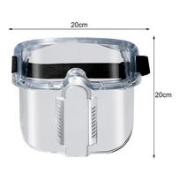 Clear Protective Mask For Full Face Cover Detachable Anti-Dust Face Protector Sturdy Sanding Dust Mask For Women Men Kids balta