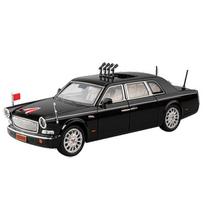 1/24 HONGQI L5 Alloy Limousine Luxy Car Diecast Model 70th Anniversary Parade Car Decorative Trendy Ornaments for Friend Gift juoda