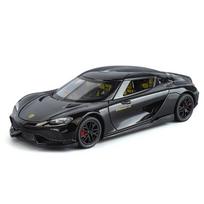 1/24 Koenigsegg Gemera GT Supercar Alloy Diecast Model Car Sound and Light Home Trendy Ornaments Exquisite Simulation Decorative Gifts Boy juoda