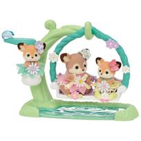 Sylvanian Families Lėlės ir baldų rinkinys Elnias Pakrantės sūpynės ST Mark Amžius 3 ir Žaislas Sylvanian Families EPOCH [Kūdikis - Rinkinys] FS-56 Sertifikuotas, Aukštyn,
