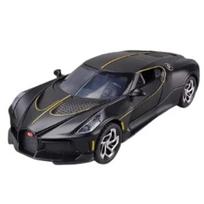 1/24 Bugatti Lavoiturenoire Alloy Sports Car Model Diecast Metal Toy Vehicles Car Model Simulation Sound and Light Kids Toy Gift juoda