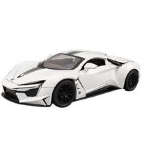 1/24 Lykan Hypersport lydinio sportinio automobilio modelis lietas metalas lenktyninis transporto priemonės automobilio modelis simuliacinis garsas ir šviesa vaikiškas žaislas dovana juoda