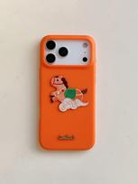 Lucky Horse Embroidery Cute Pony & Cloud Artificial Leather Phone Case for iPhone 17 16 15 14 11 12 13 Pro Max Plus Back Cover iPhone17