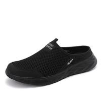Half slippers summer mesh breathable lazy bag head sandals wear beach sports without heel 39