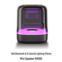 Deli MG500 Bluetooth 6.0 Mini Speaker with RGB Lighting (CN version)