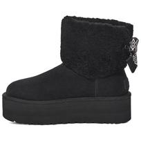 UGG Classic Mini Maxi Curly Boot Black Women's 1158267-BLK 38