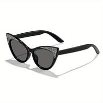 Lovely Cat Eye Children Sunglasses Shiny Bowknot Sun Glasses Kids Cute Baby Eyewear Trend Girls Boy Eyeglasses juoda