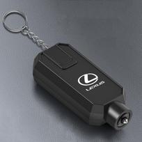 Car Safety Hammer Window Breaker Rescue Kit Keychain for Lexus ES300 RX330 RX300 GS300 IS250 IS200 CT200h IS300 NX RX LX GX GS juoda