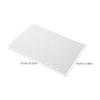 25Pcs A5 Binder Dividers Removable PP Index Tabs Loose Leaf Notebook Inserts Office School File Folder Organization balta