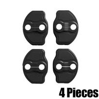 4pcs Car TPE Latch Shock Absorbing Pad Door Lock Protection Cover Lock Buckle Noise Reduction Sticker for Tesla Model Y LAUNCH juoda