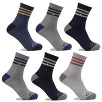 [Arnold Palmer] Anti-Twist Men's Casual Socks Mid-Length 6 Pairs MSP002 Cotton Socks MSP002_6 pairs