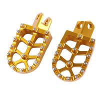 For SUZUKI RM125 RM250 RM250Z RMX250 RM 125 RM 250 Z 2006 RMX 250 Accessories Footrests Footpegs Foot Pegs Rests Pedals Parts auksas