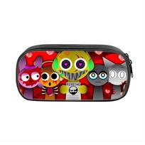 Sprunki Game Character Print Student Single Layer Stationery Storage Bag For Students And Office Supplies Style1