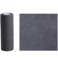 Dual-Sided Cloth Car Cleaning Rag Automotive Maintenance Compact Roll Design For Automotive Interiors 25.5*25cm pilka spalva