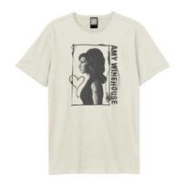 Amplified Unisex Adult Side Profile Amy Winehouse T-Shirt S įvairiaspalvis