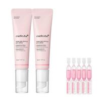 Medicube PDRN Pink Peptide Eye Cream, Firming & Elasticity Boosting Care, 30ml (2-Pack + 5 Bonus Serum Samples)