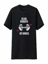 Vegan Gym T Shirt Killing Workouts Not Animals Vegains Muscle Animal Rights Fitness Enthusiast  Vintage Washed S įvairiaspalvis