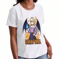 Senpai Anime Girl unisex's Cotton T Shirt, Premium Cotton Graphic, Durable, Casual Fashion. Featuring Japanese Manga Style Art, Comfortable And Stylis S įvairiaspalvis