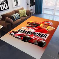 Racing Car Michael-Schumachers Pattern Carpet Living Room Bedroom Kitchen Bathroom Anti-Skid Area Rug Kid Bedroom Mat Home Decor 40x60cm