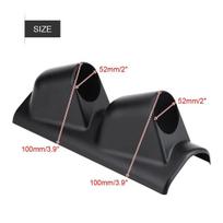 Portable Universal 52Mm 2 Inch Meter Gauge Pillar Mount Pod Holder Bracket Cover For Car Auto Boat Motorcycle (Double Holes) juoda