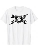 Wrench And Bolt Badge Logo T-Shirt S įvairiaspalvis